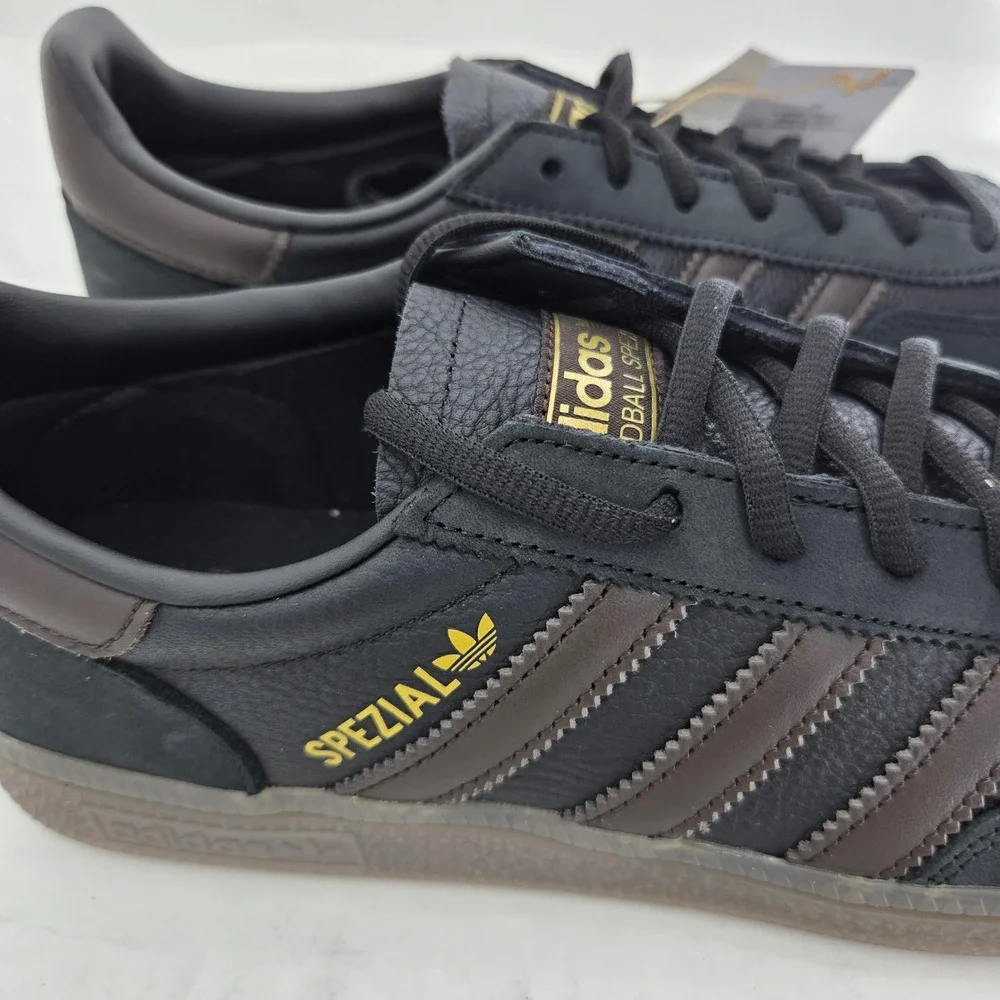 Adidas Handball Spezial Black Dark Brown Gum IH6568 Mens Size 9 Sneakers NEW